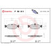 Brembo | Bremsbelagsatz, Scheibenbremse | P 59 011 Brembo | Bremsbelagsatz, Scheibenbremse | P 59 011