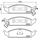 Hella | Bremsbelagsatz, Scheibenbremse | 8DB 355 013-281 Hella | Bremsbelagsatz, Scheibenbremse | 8DB 355 013-281