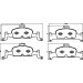 Brembo | Bremsbelagsatz, Scheibenbremse | P 85 164X