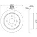 Hella | Bremsscheibe | 8DD 355 114-161