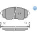 025 248 6417/W Bremsbelagsatz, Scheibenbremse MEYLE-ORIGINAL: True to OE.