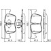 0 986 494 689 Bremsbelagsatz, Scheibenbremse