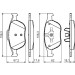 0 986 424 701 Bremsbelagsatz, Scheibenbremse