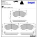 Delphi Bremsbelagsatz, Scheibenbremse LP1773