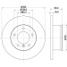Hella | Bremsscheibe | 8DD 355 100-391 Hella | Bremsscheibe | 8DD 355 100-391
