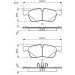 0 986 494 831 Bremsbelagsatz, Scheibenbremse