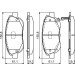 BOSCH | Bremsbelagsatz, Scheibenbremse | 0 986 494 682