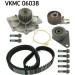 SKF | Wasserpumpe + Zahnriemensatz | VKMC 06038 SKF | Wasserpumpe + Zahnriemensatz | VKMC 06038