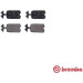 Brembo | Bremsbelagsatz, Scheibenbremse | P 61 002 Brembo | Bremsbelagsatz, Scheibenbremse | P 61 002