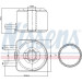 Nissens | Ölkühler, Motoröl | 90603 Nissens | Ölkühler, Motoröl | 90603