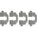 1 987 474 735 Zubehörsatz, Scheibenbremsbelag