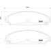 Brembo | Bremsbelagsatz, Scheibenbremse | P 23 149 Brembo | Bremsbelagsatz, Scheibenbremse | P 23 149