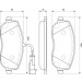 0 986 494 068 Bremsbelagsatz, Scheibenbremse