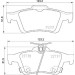 Brembo | Bremsbelagsatz, Scheibenbremse | P 24 216
