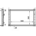 Mahle | Kühler, Motorkühlung | CR 1356 000S Mahle | Kühler, Motorkühlung | CR 1356 000S