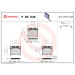 Brembo | Bremsbelagsatz, Scheibenbremse | P 85 048