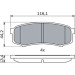 0 986 424 313 Bremsbelagsatz, Scheibenbremse