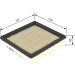 BOSCH F 026 400 408 Luftfilter