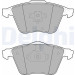 Delphi | Bremsbelagsatz, Scheibenbremse | LP1943 Delphi | Bremsbelagsatz, Scheibenbremse | LP1943