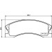 Hella | Bremsbelagsatz, Scheibenbremse | 8DB 355 011-541