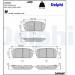 Delphi | Bremsbelagsatz, Scheibenbremse | LP2051 Delphi | Bremsbelagsatz, Scheibenbremse | LP2051