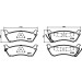 Hella | Bremsbelagsatz, Scheibenbremse | 8DB 355 008-671