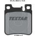 Textar | Bremsbelagsatz, Scheibenbremse | 2130501 Textar | Bremsbelagsatz, Scheibenbremse | 2130501