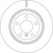 DF4854S Bremsscheibe TRW SINGLE