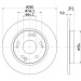 Hella | Bremsscheibe | 8DD 355 117-901