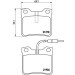 Brembo | Bremsbelagsatz, Scheibenbremse | P 50 030 Brembo | Bremsbelagsatz, Scheibenbremse | P 50 030