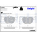 Delphi | Bremsbelagsatz, Scheibenbremse | LP2090 Delphi | Bremsbelagsatz, Scheibenbremse | LP2090