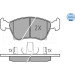025 219 7617/W Bremsbelagsatz, Scheibenbremse MEYLE-ORIGINAL: True to OE.