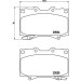 Brembo | Bremsbelagsatz, Scheibenbremse | P 83 048 Brembo | Bremsbelagsatz, Scheibenbremse | P 83 048