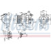 Nissens | Kompressor, Klimaanlage | 890138