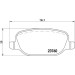 Brembo | Bremsbelagsatz, Scheibenbremse | P 23 089 Brembo | Bremsbelagsatz, Scheibenbremse | P 23 089