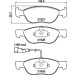 Hella | Bremsbelagsatz, Scheibenbremse | 8DB 355 007-901