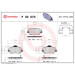 Brembo | Bremsbelagsatz, Scheibenbremse | P 30 070 Brembo | Bremsbelagsatz, Scheibenbremse | P 30 070