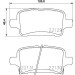 Hella | Bremsbelagsatz, Scheibenbremse | 8DB 355 024-911