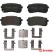Brembo | Bremsbelagsatz, Scheibenbremse | P 30 080 Brembo | Bremsbelagsatz, Scheibenbremse | P 30 080
