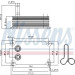Nissens | Ölkühler, Motoröl | 90698 Nissens | Ölkühler, Motoröl | 90698