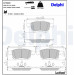 Delphi | Bremsbelagsatz, Scheibenbremse | LP3220 Delphi | Bremsbelagsatz, Scheibenbremse | LP3220