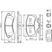 BOSCH | Bremsbelagsatz, Scheibenbremse | 0 986 494 610