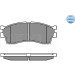 Meyle | Bremsbelagsatz, Scheibenbremse | 025 238 7316/W Meyle | Bremsbelagsatz, Scheibenbremse | 025 238 7316/W