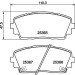 Hella | Bremsbelagsatz, Scheibenbremse | 8DB 355 020-611