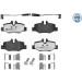 025 240 0817/PD Bremsbelagsatz, Scheibenbremse MEYLE-PD: Advanced performance and design.