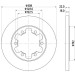 Hella | Bremsscheibe | 8DD 355 122-831