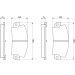 BOSCH | Bremsbelagsatz, Scheibenbremse | 0 986 463 490 BOSCH | Bremsbelagsatz, Scheibenbremse | 0 986 463 490