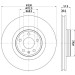 Hella | Bremsscheibe | 8DD 355 125-171 Hella | Bremsscheibe | 8DD 355 125-171
