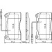 BOSCH | Bremsbelagsatz, Scheibenbremse | 0 986 424 738