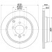Hella | Bremsscheibe | 8DD 355 118-771 Hella | Bremsscheibe | 8DD 355 118-771